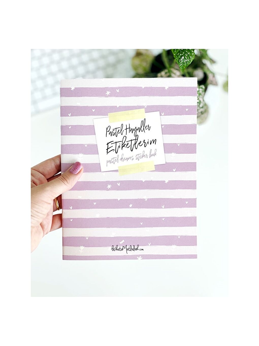 Desenli Etiket Defteri