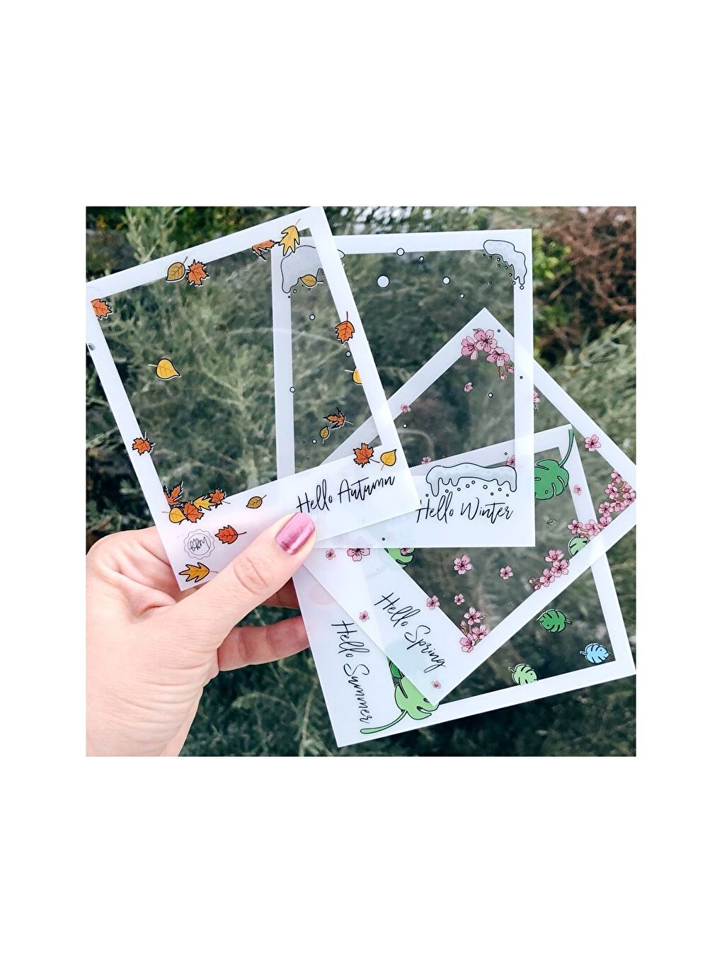 Karışık Şeffaf Çerçeve