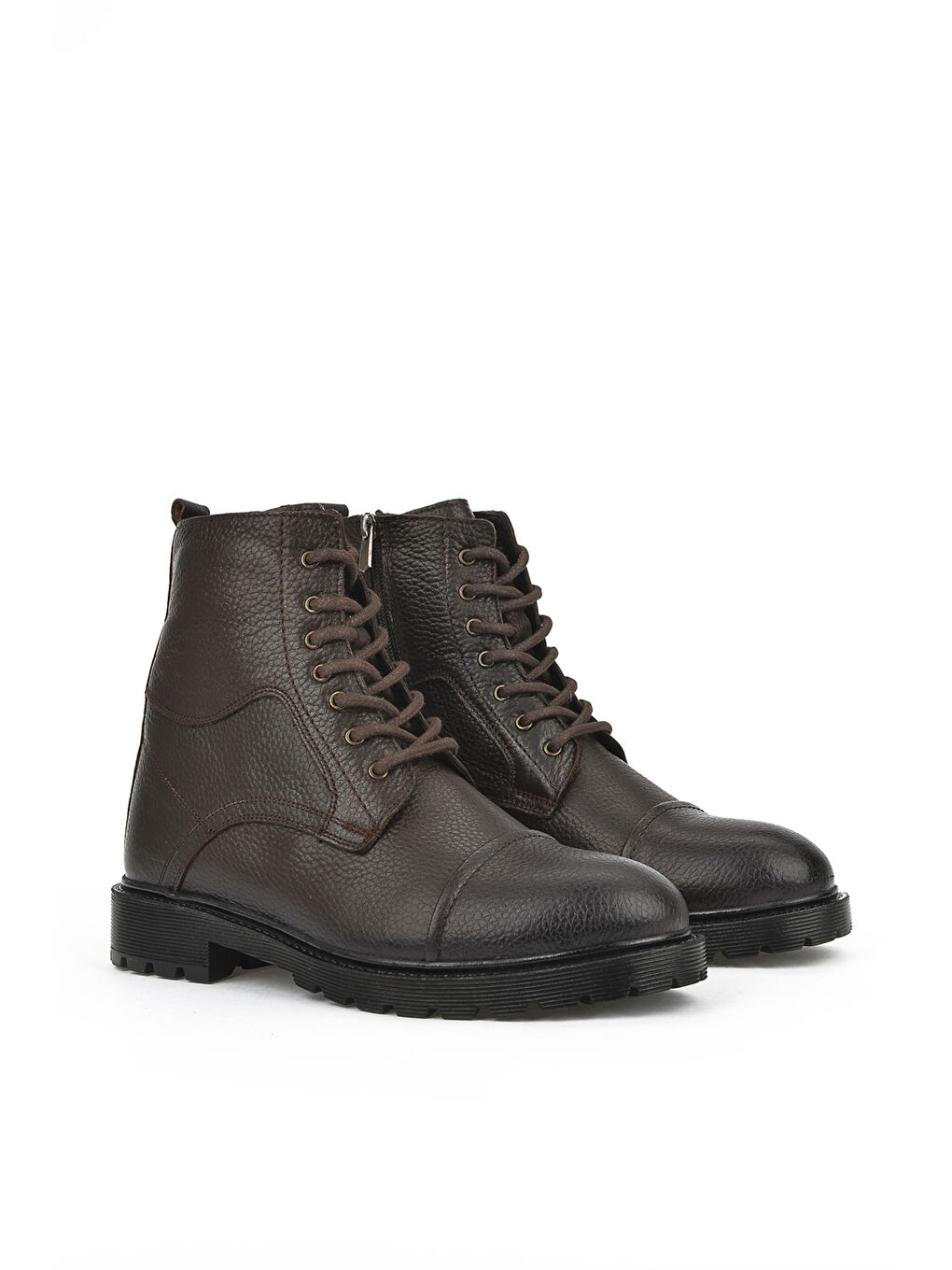 Kahverengi Hakiki Deri Erkek Bot-1