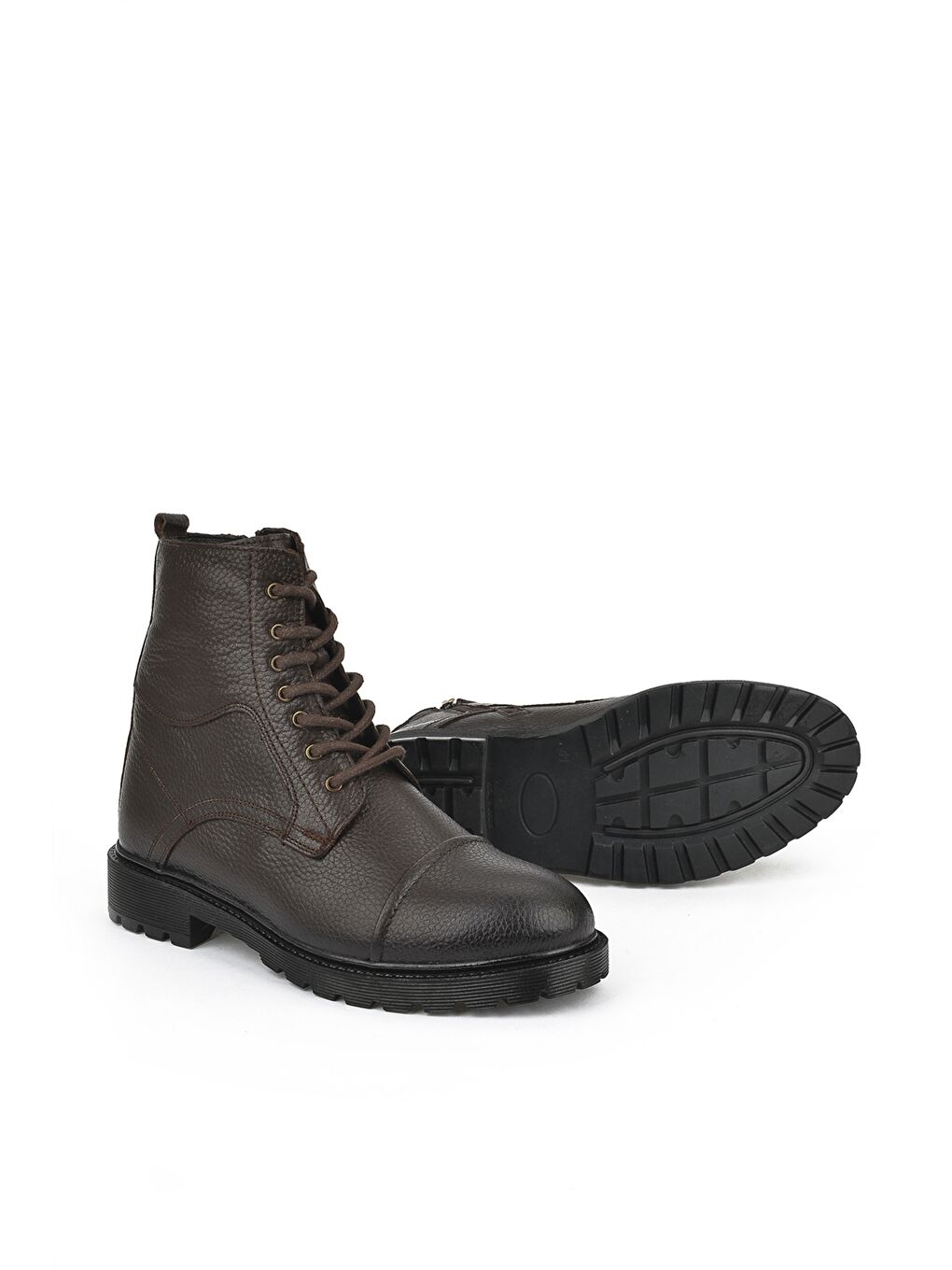 Kahverengi Hakiki Deri Erkek Bot-3