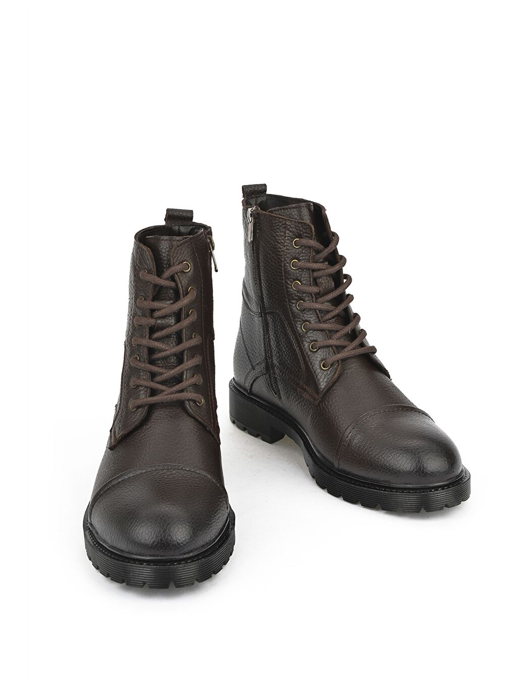 Kahverengi Hakiki Deri Erkek Bot-4