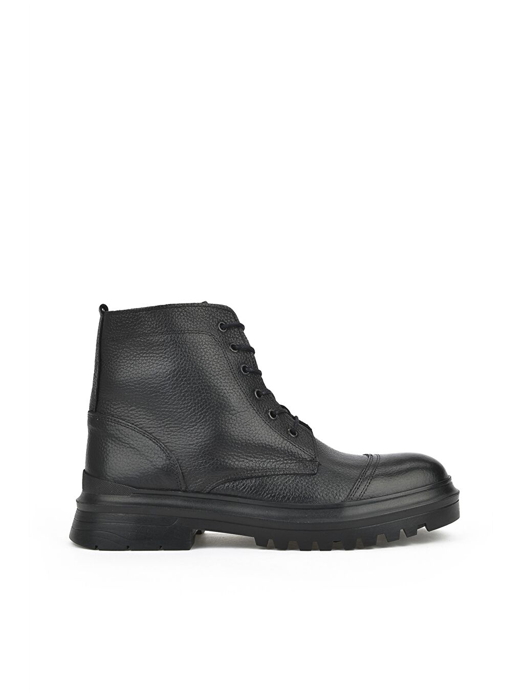 Siyah Hakiki Deri Erkek Bot