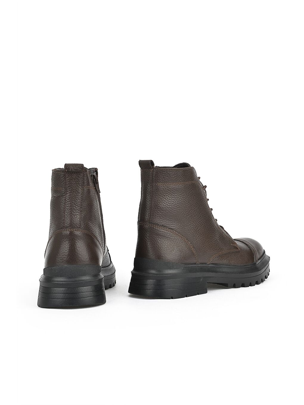 Kahverengi Hakiki Deri Erkek Bot-3