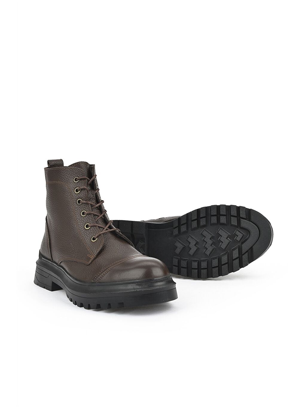 Kahverengi Hakiki Deri Erkek Bot-4