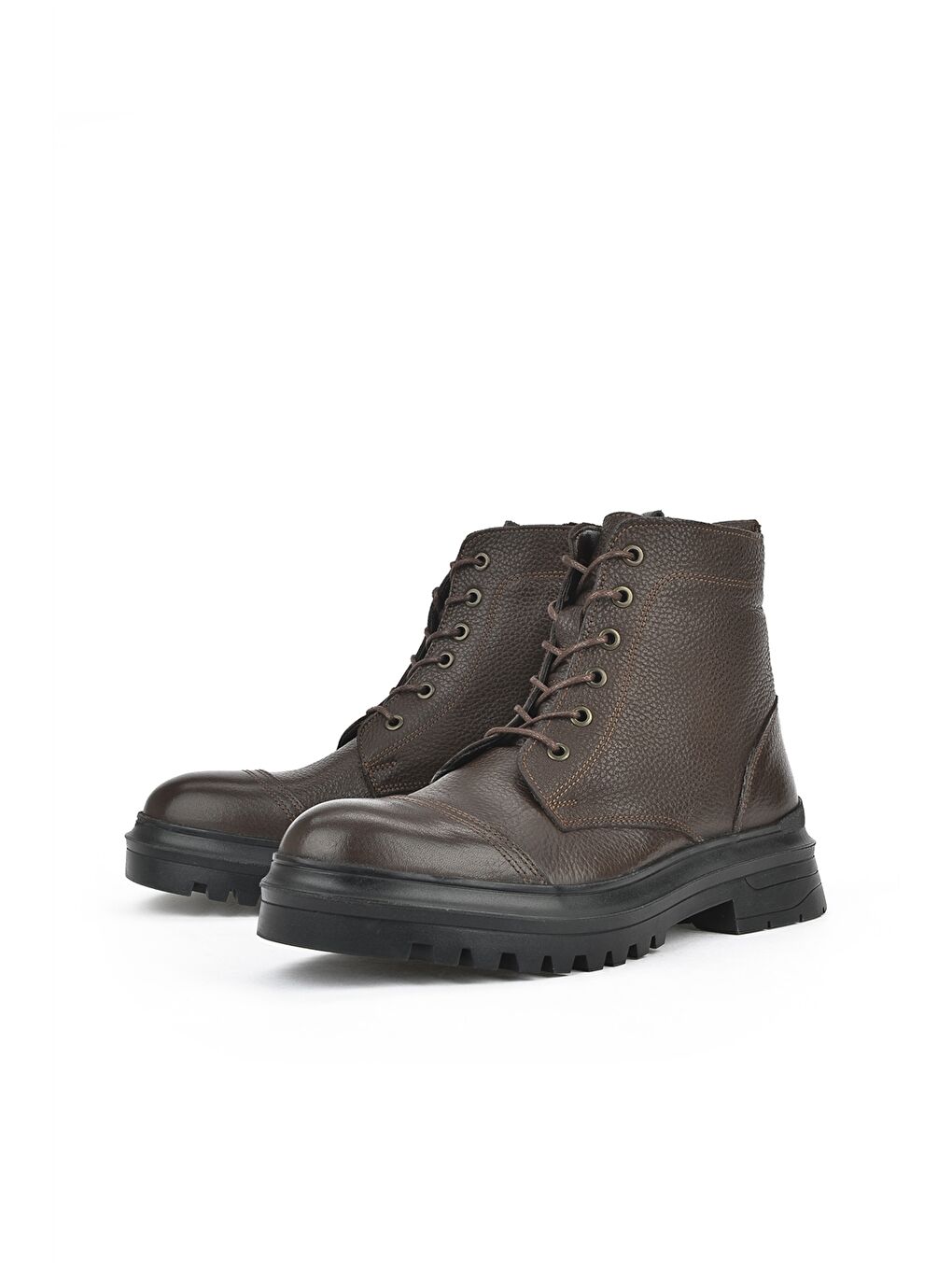 Kahverengi Hakiki Deri Erkek Bot-6