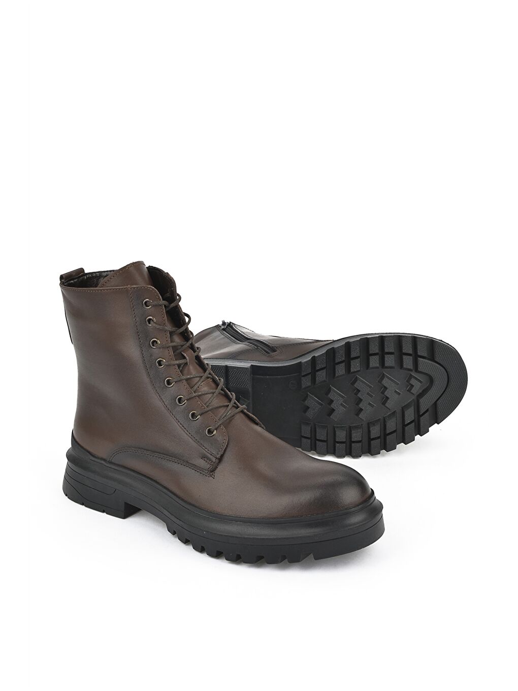 Kahverengi Hakiki Deri Erkek Bot-3