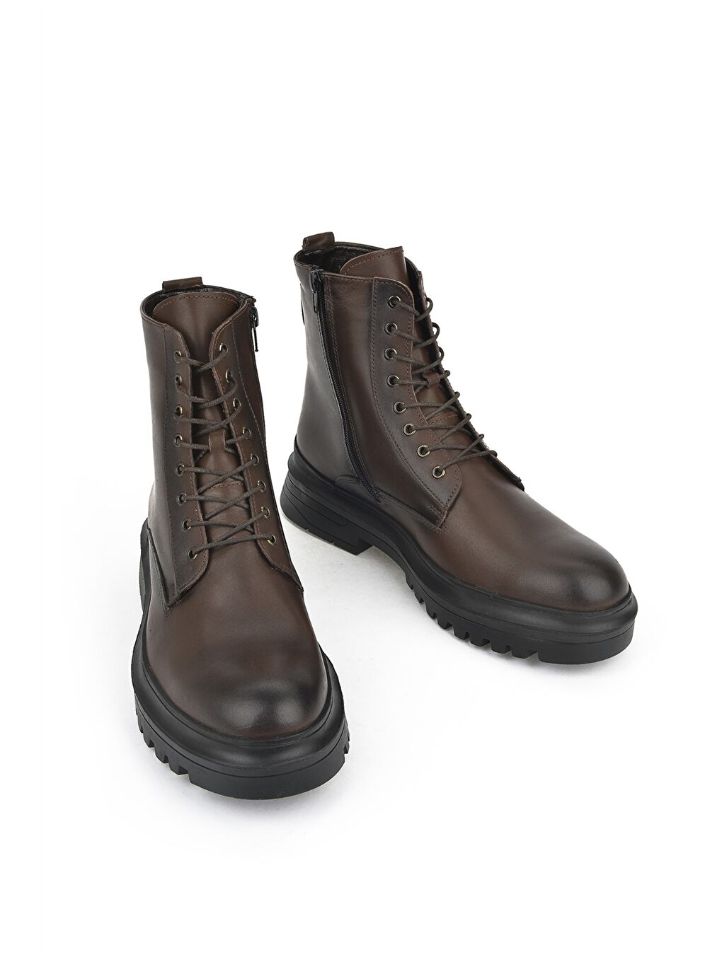 Kahverengi Hakiki Deri Erkek Bot-4