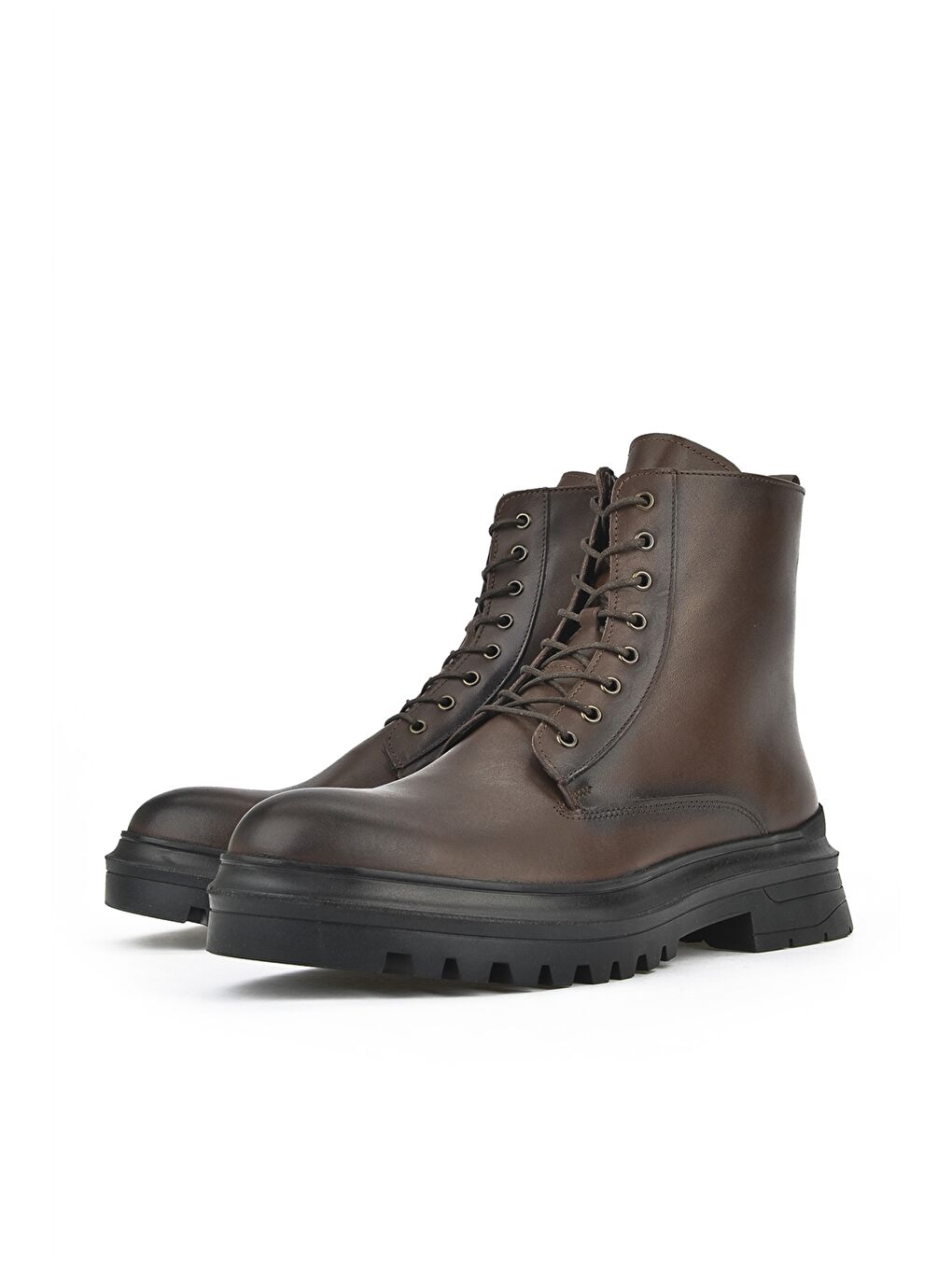 Kahverengi Hakiki Deri Erkek Bot-5