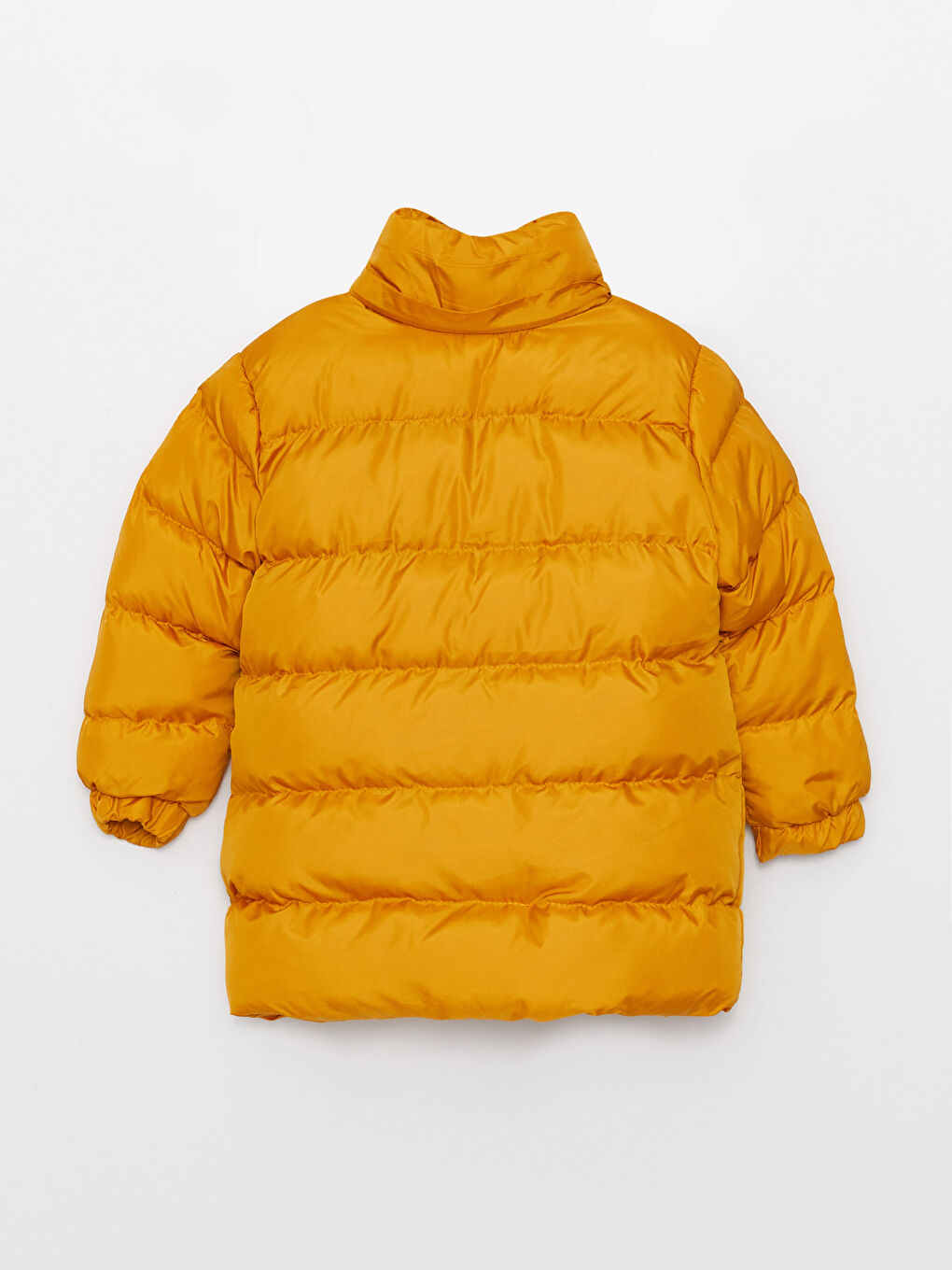 Kahverengi Kapüşonlu Uzun Kollu Nakış Detaylı Erkek Bebek Mont-2