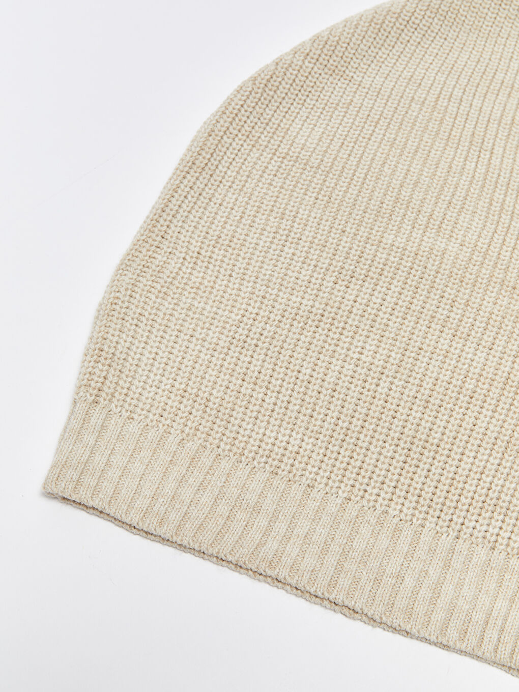 Bej Kadın Triko Bone-5