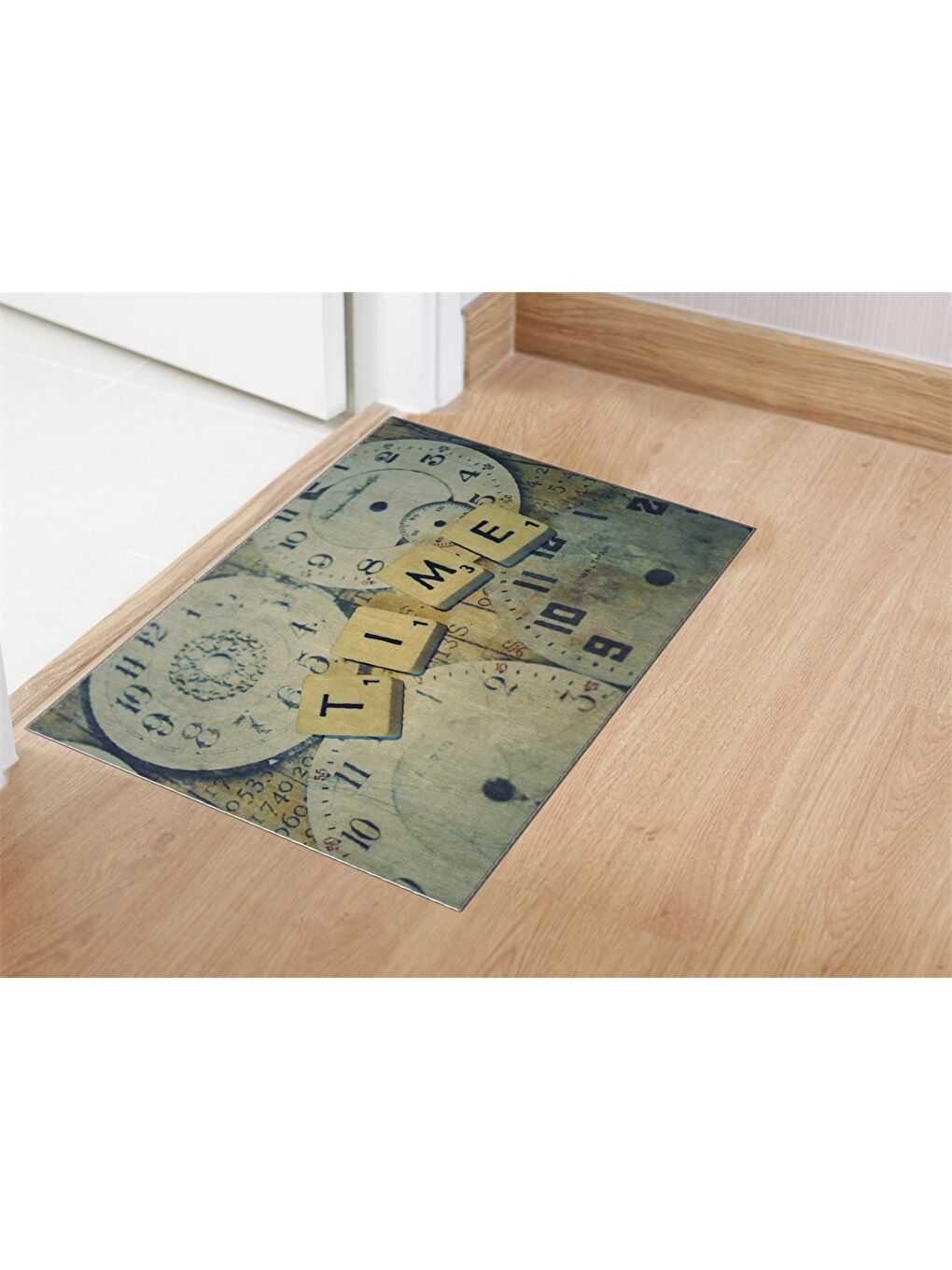 Karışık Baskılı Kapı Önü Paspası