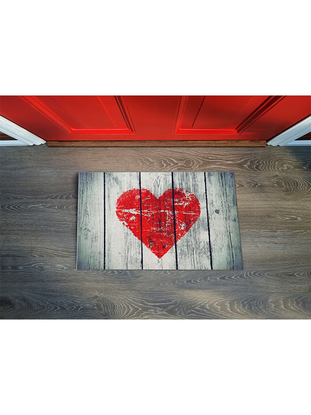 Karışık Baskılı Kapı Önü Paspası-1