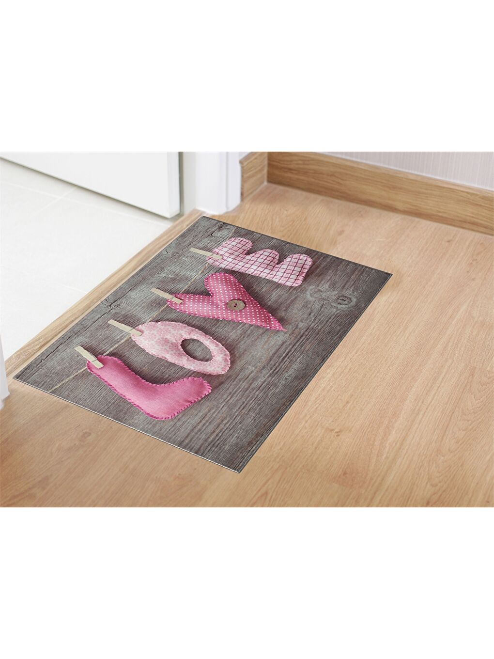 Karışık Baskılı Kapı Önü Paspası