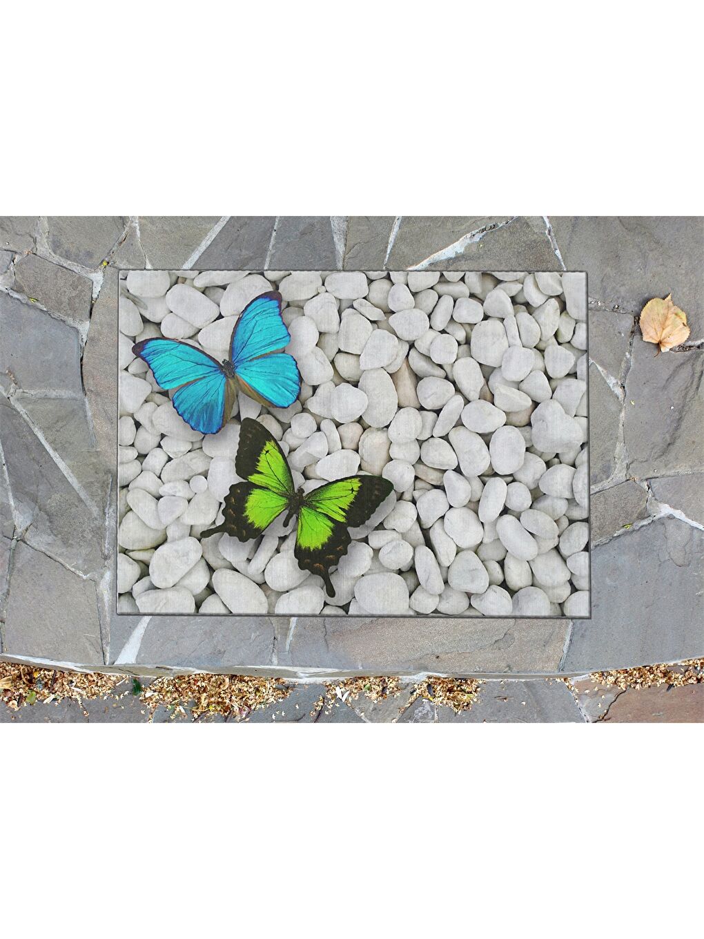 Karışık Baskılı Kapı Önü Paspası-2