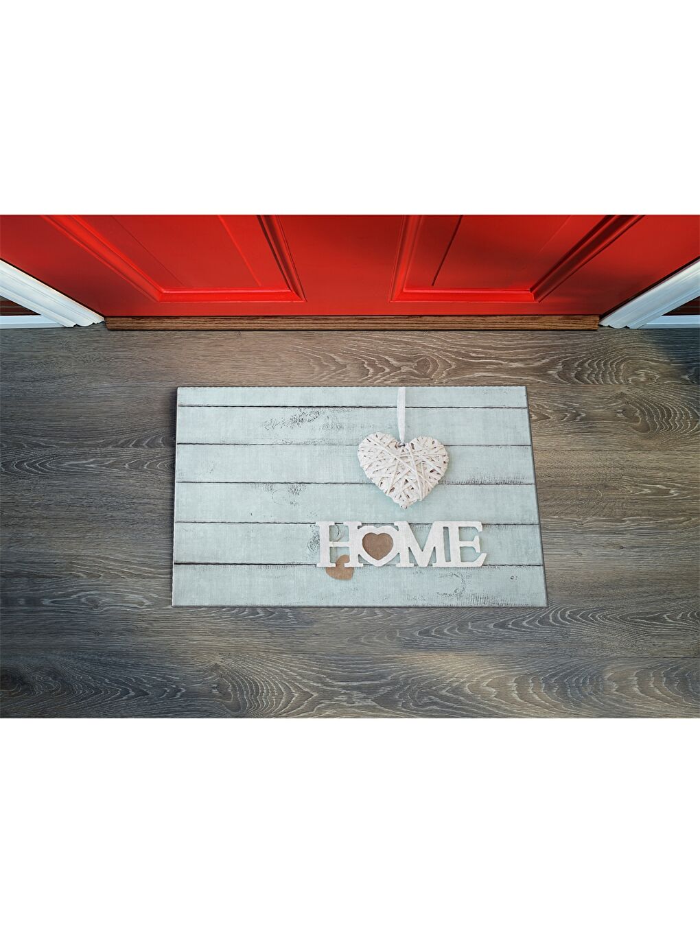 Karışık Baskılı Kapı Önü Paspası-1