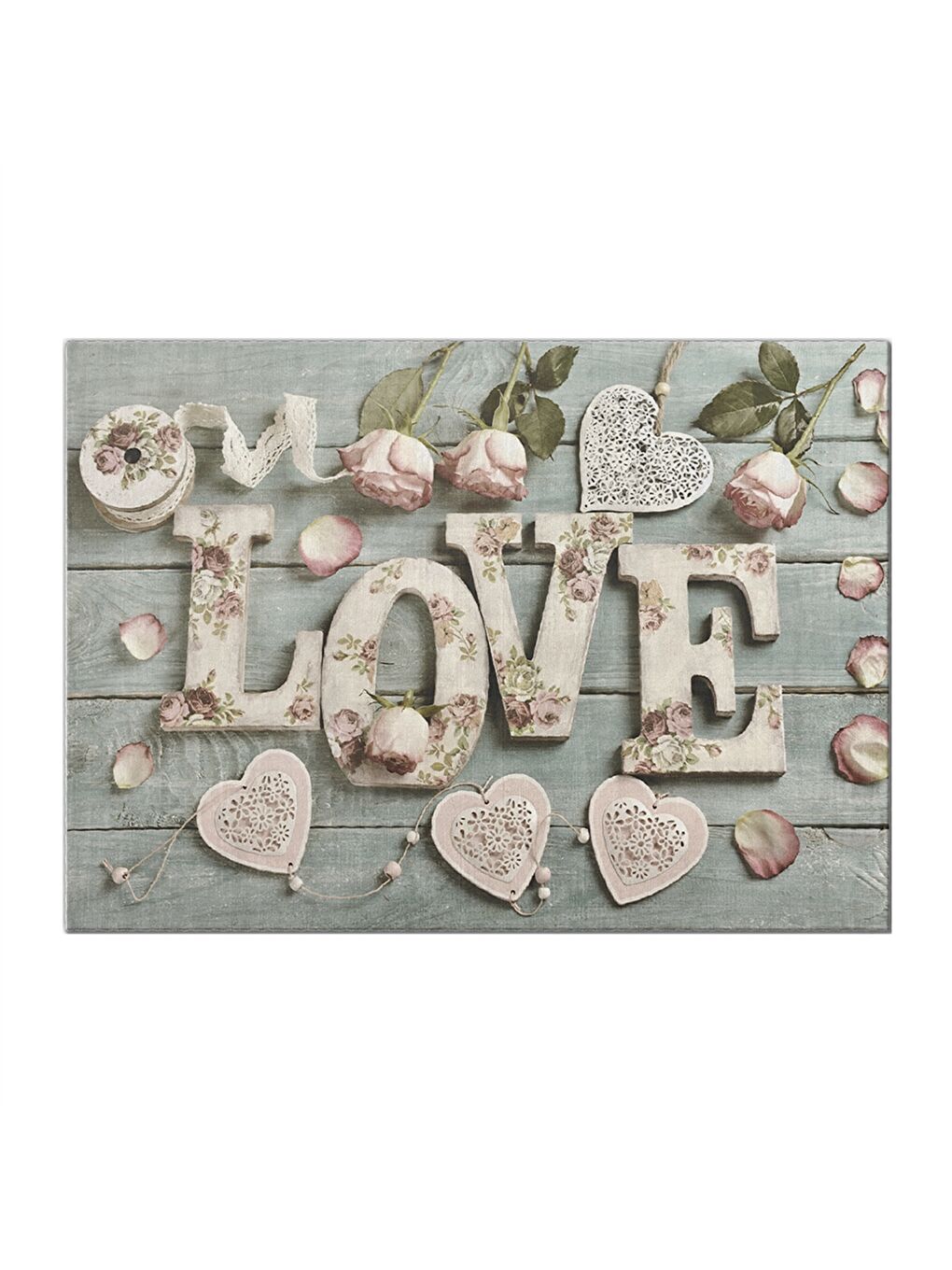 Karışık Baskılı Kapı Önü Paspası-3