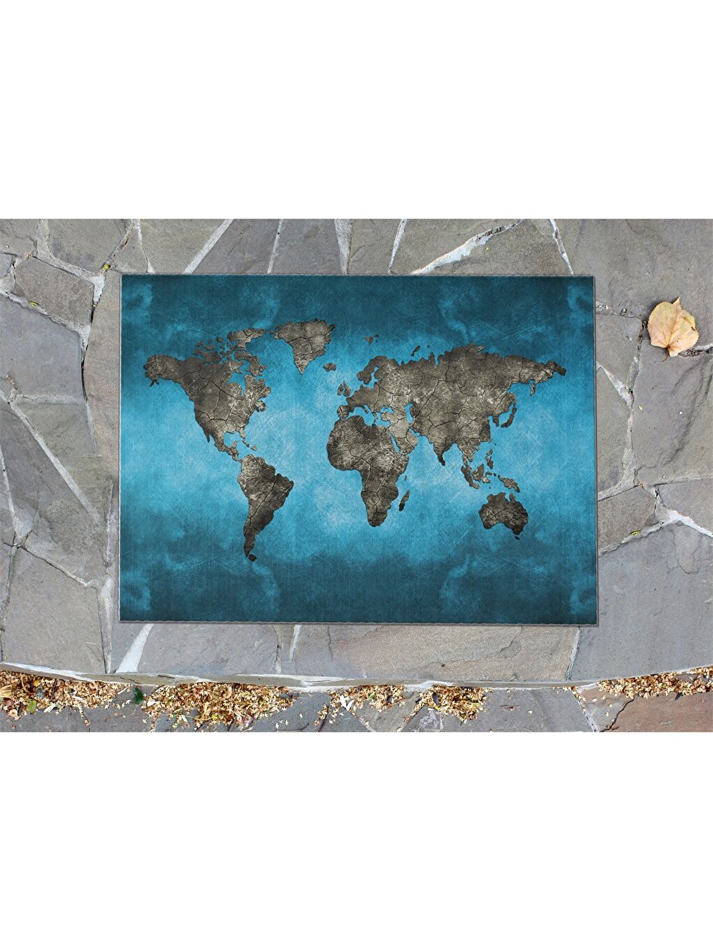 Karışık Baskılı Kapı Önü Paspası-2