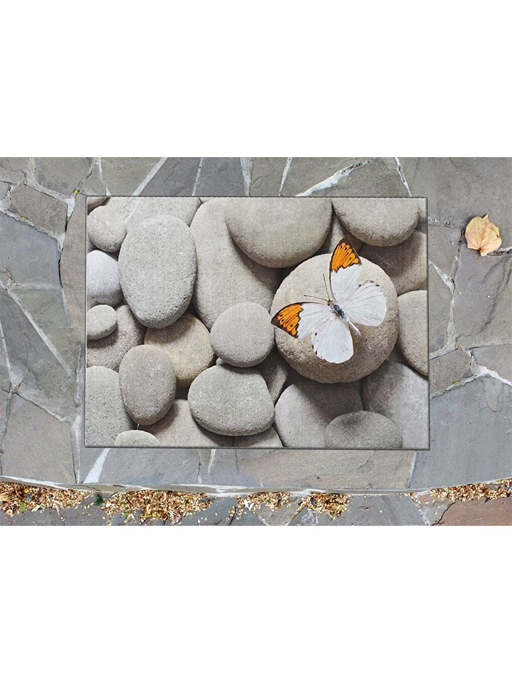 Karışık Baskılı Kapı Önü Paspası-2