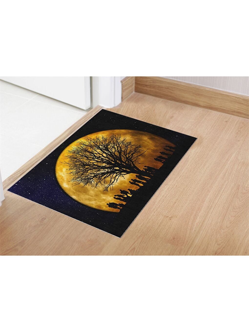 Karışık Baskılı Kapı Önü Paspası