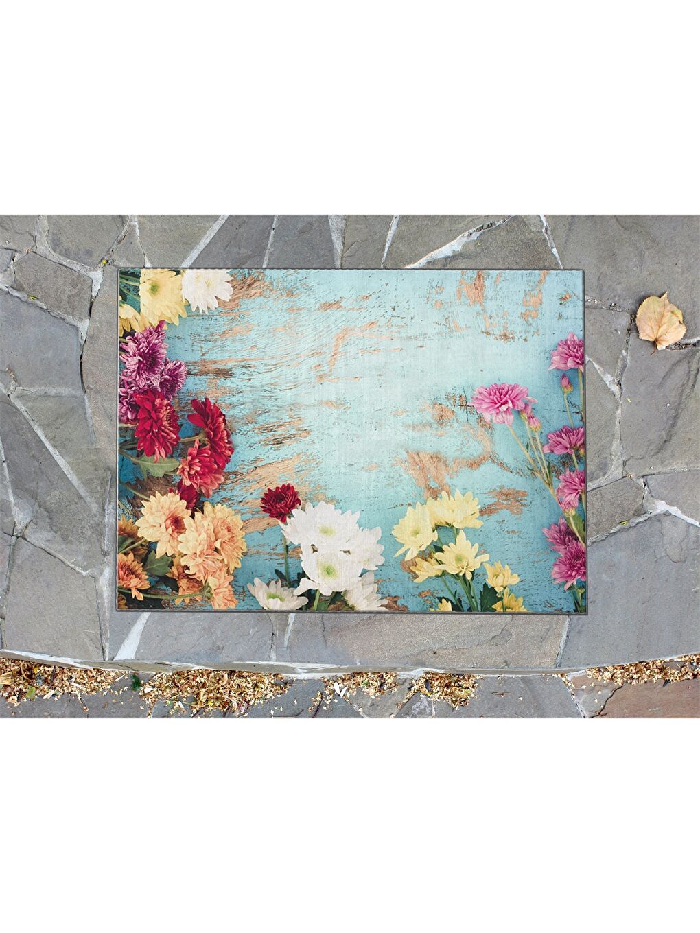 Karışık Baskılı Kapı Önü Paspası-2