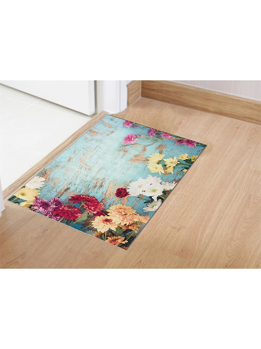 Karışık Baskılı Kapı Önü Paspası