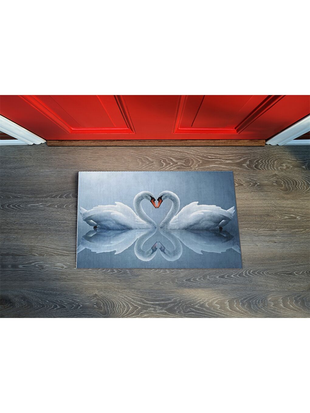 Karışık Baskılı Kapı Önü Paspası-1