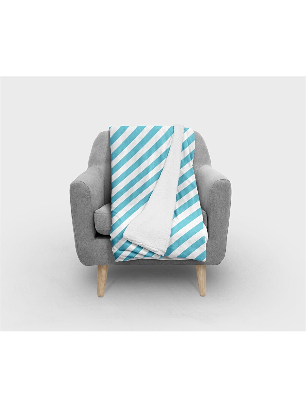 Karışık Çizgili Battaniye 120x180 cm