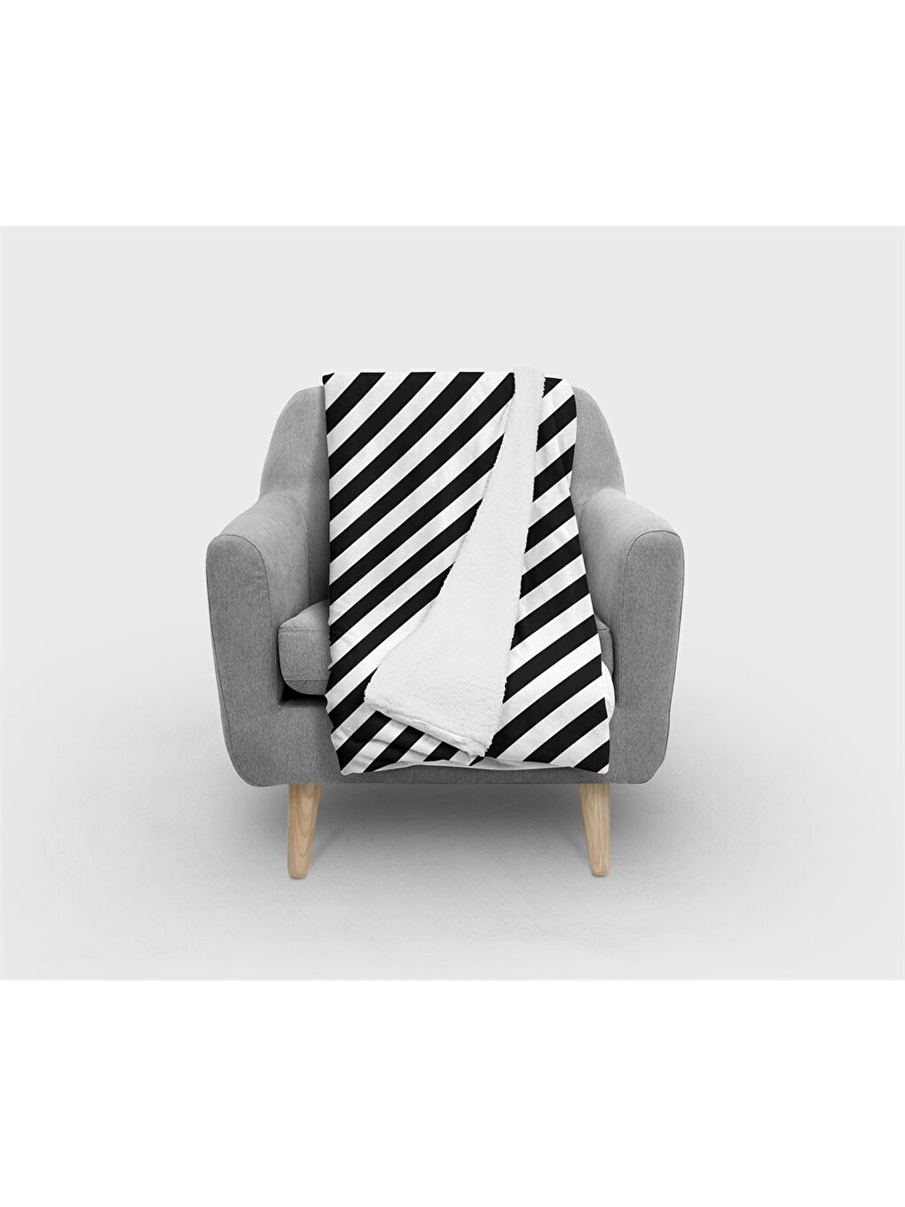 Karışık Çizgili Battaniye 120x180 cm