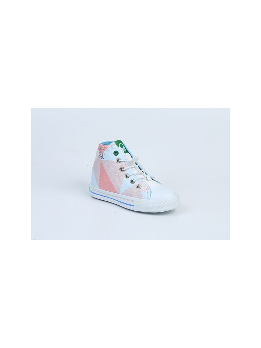 Pembe Baskılı Bağcıklı Kız Çocuk Spor Ayakkabı