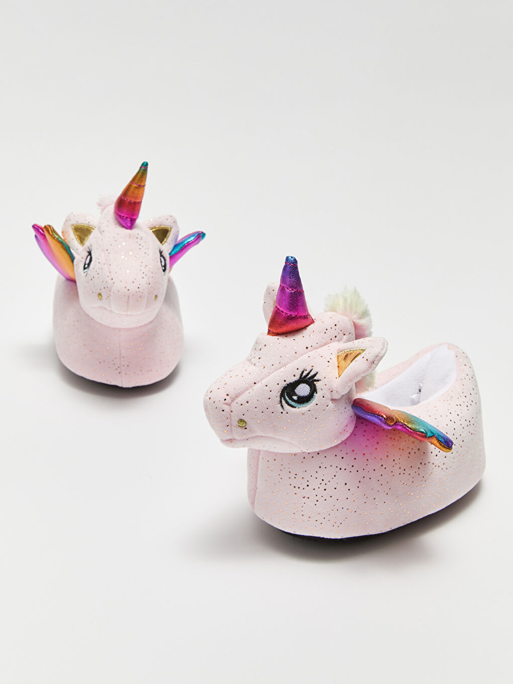 LCW STEPS Pembe 3D Aplike Detaylı Kız Çocuk Panduf - 2