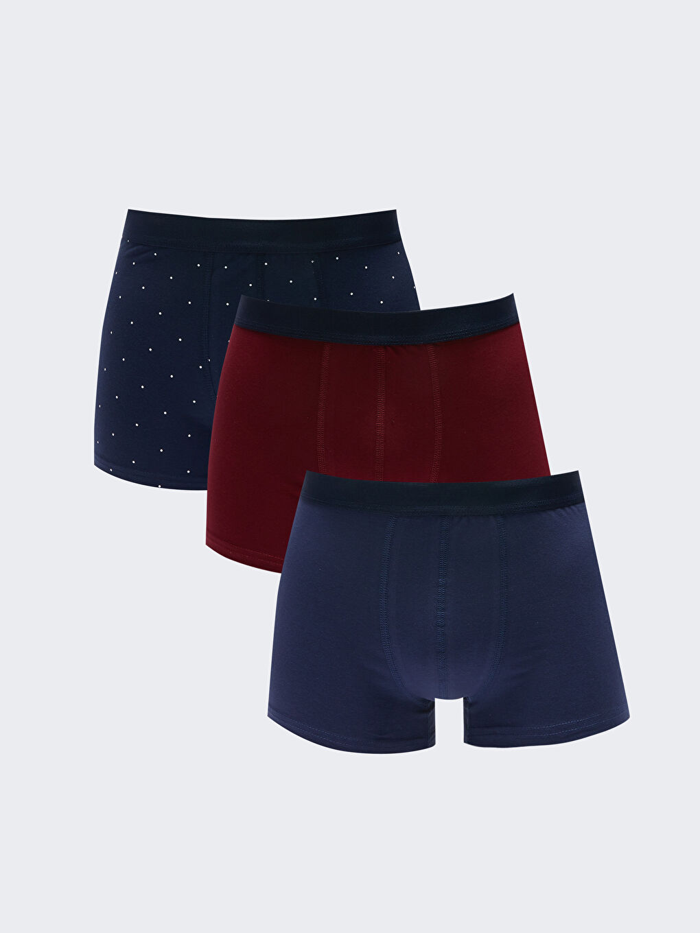 Siyah Standart Kalıp Pamuklu Esnek Erkek Boxer 3'lü