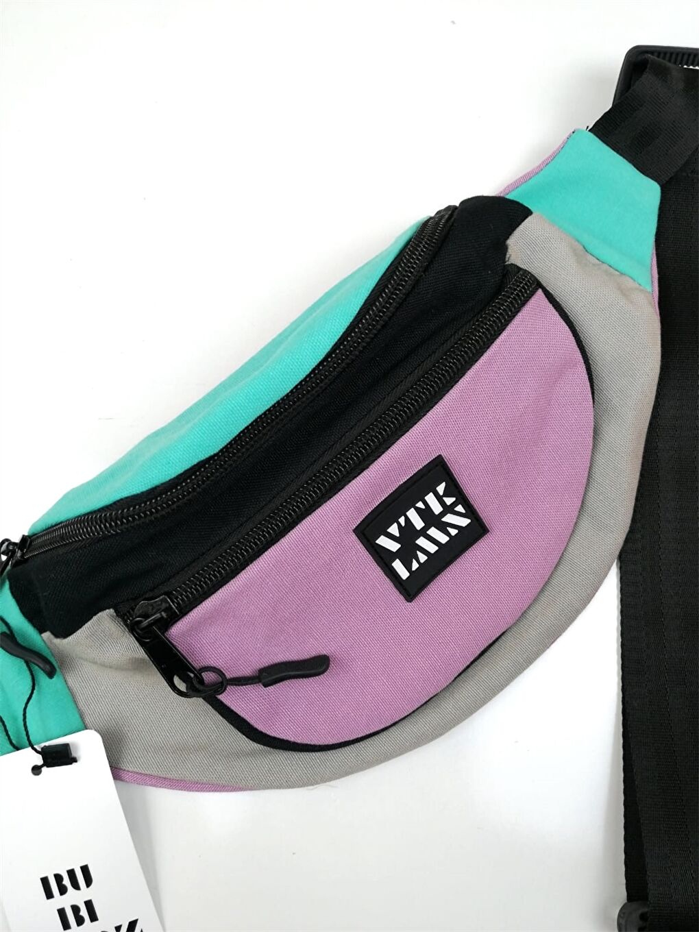 Karışık Baskılı Unisex Bel Çantası-1