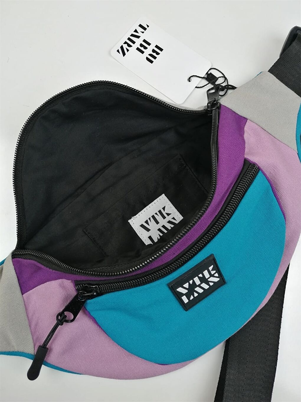 Karışık Baskılı Unisex Bel Çantası-1