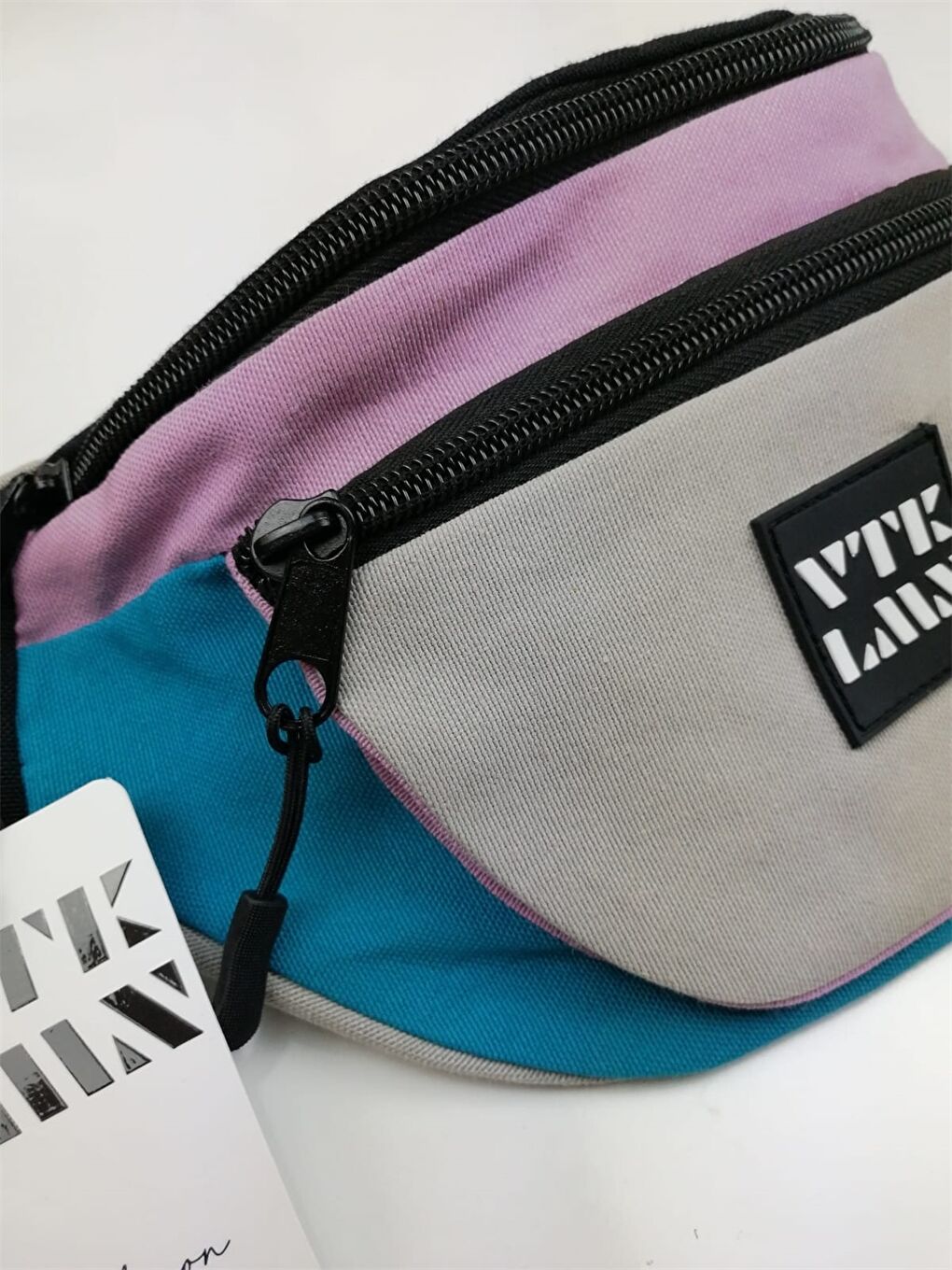 Karışık Baskılı Unisex Bel Çantası-3