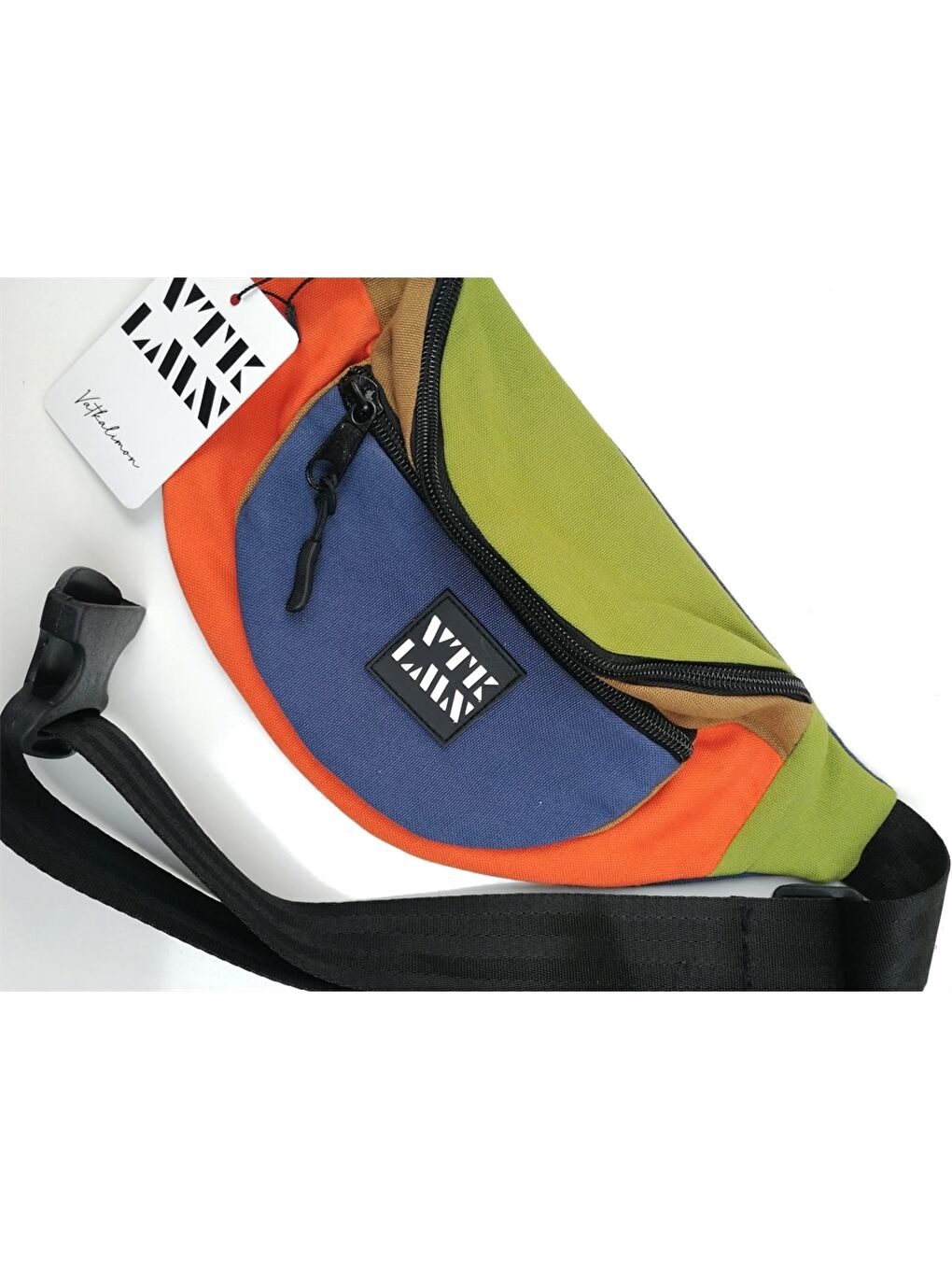 Karışık Baskılı Unisex Bel Çantası-1