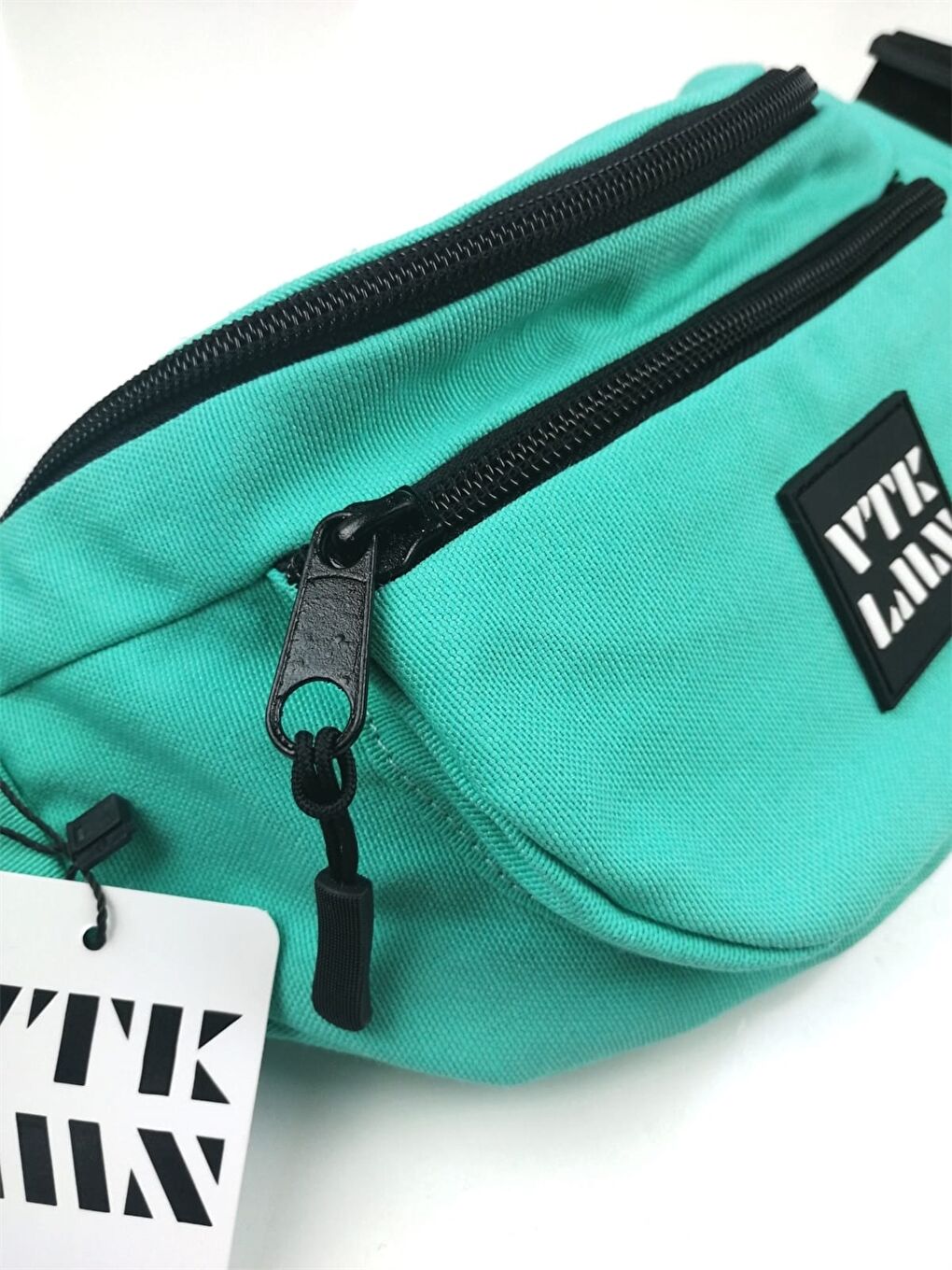 Mavi Baskılı Unisex Bel Çantası-1