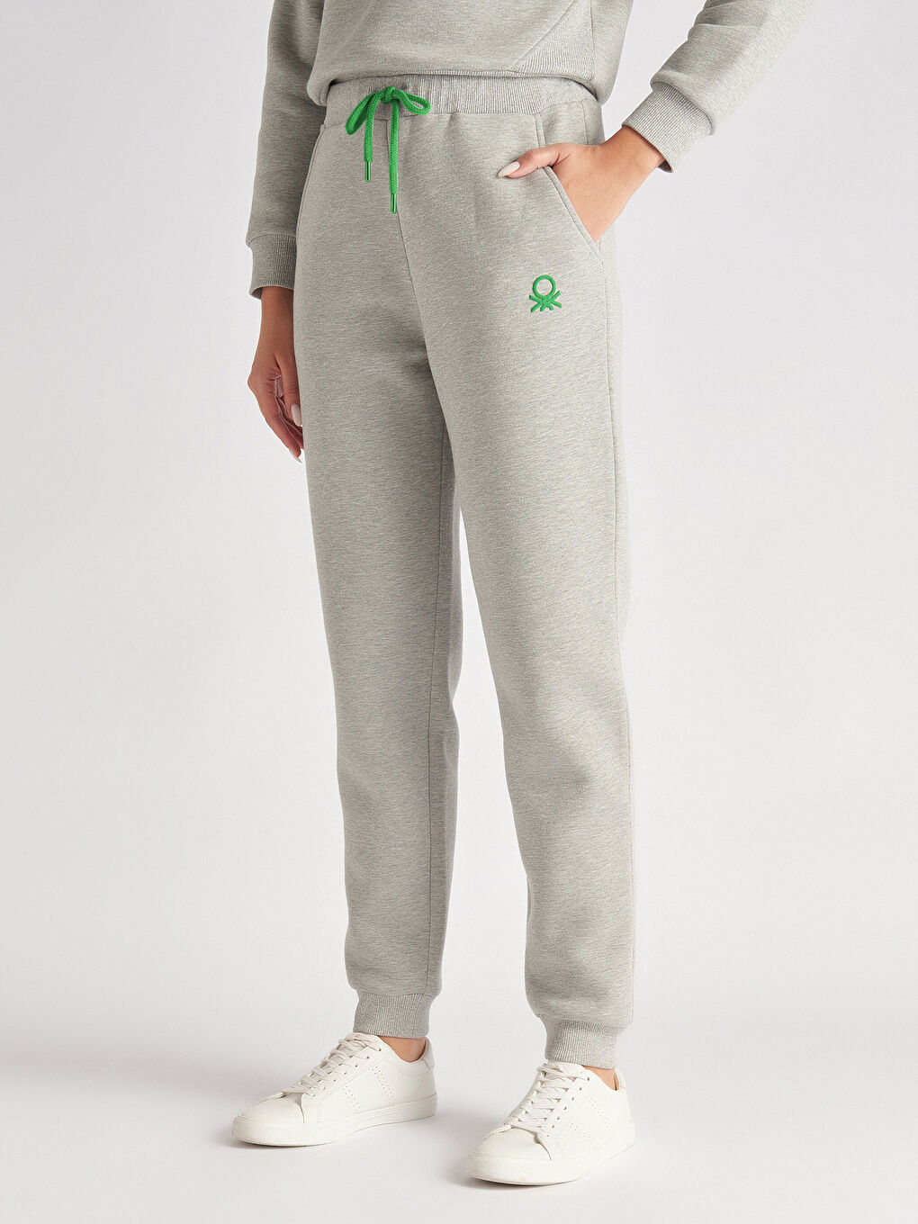 Gri Kadın Eşofman Altı-1