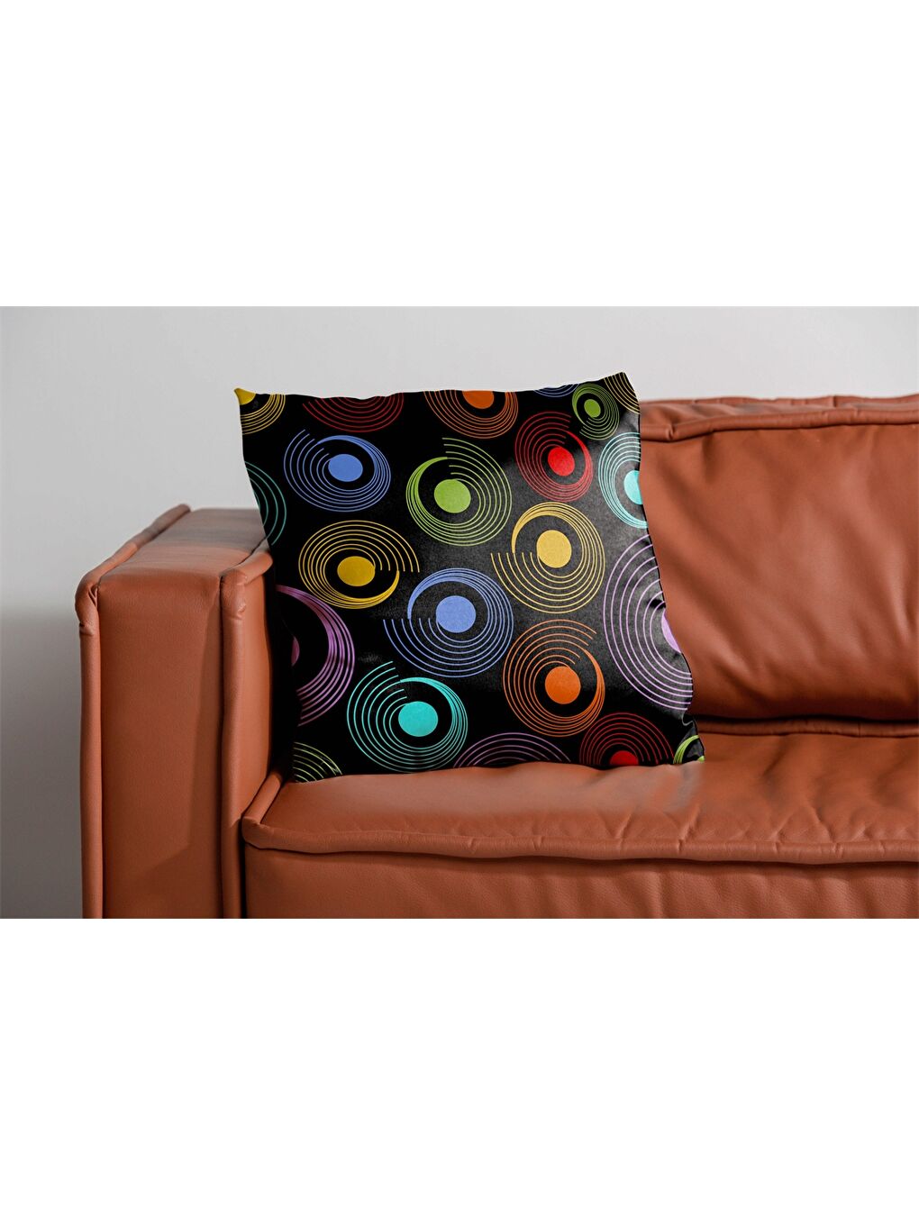 Karışık Baskılı Kırlent Kılıfı 40x40 cm