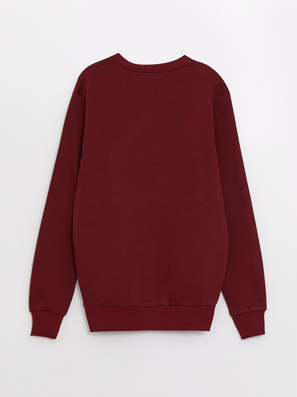 DYNAMO Bordo Bisiklet Yaka Uzun Kollu Baskılı Erkek Sweatshirt - 6
