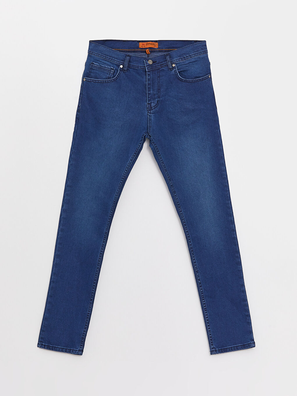 Mavi Rahat Kalıp Erkek Jean Pantolon-4