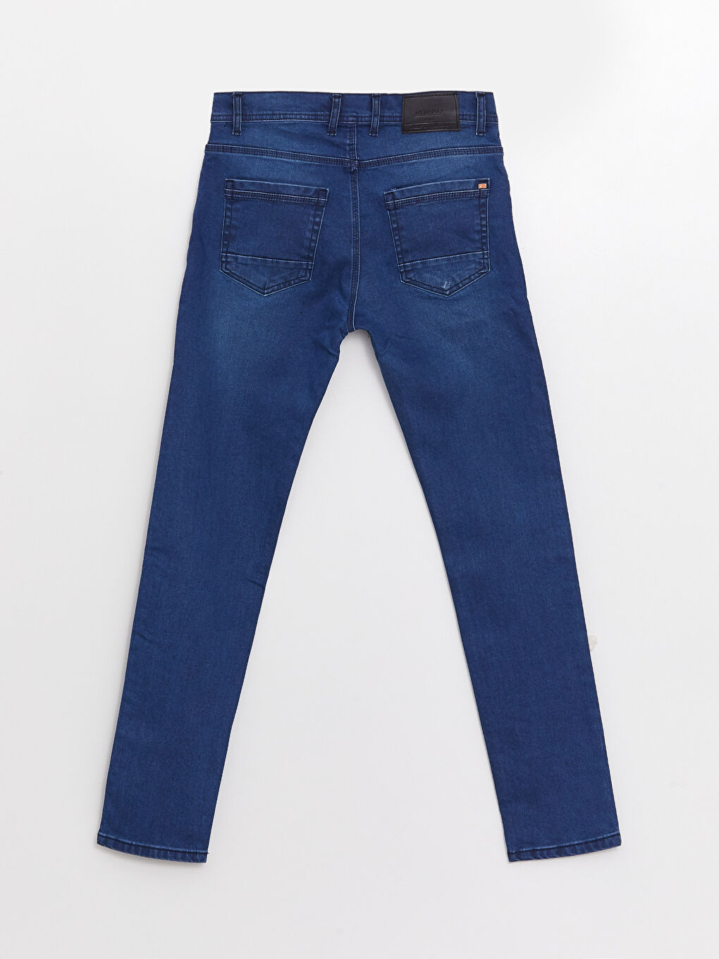 Mavi Rahat Kalıp Erkek Jean Pantolon-5