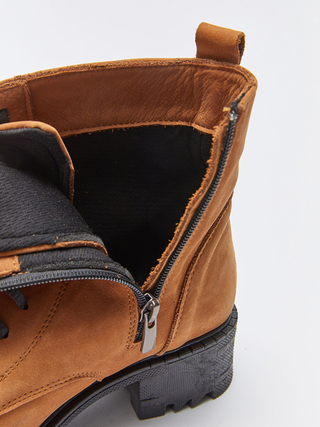 Kahverengi Hakiki Deri Kadın Bot-6