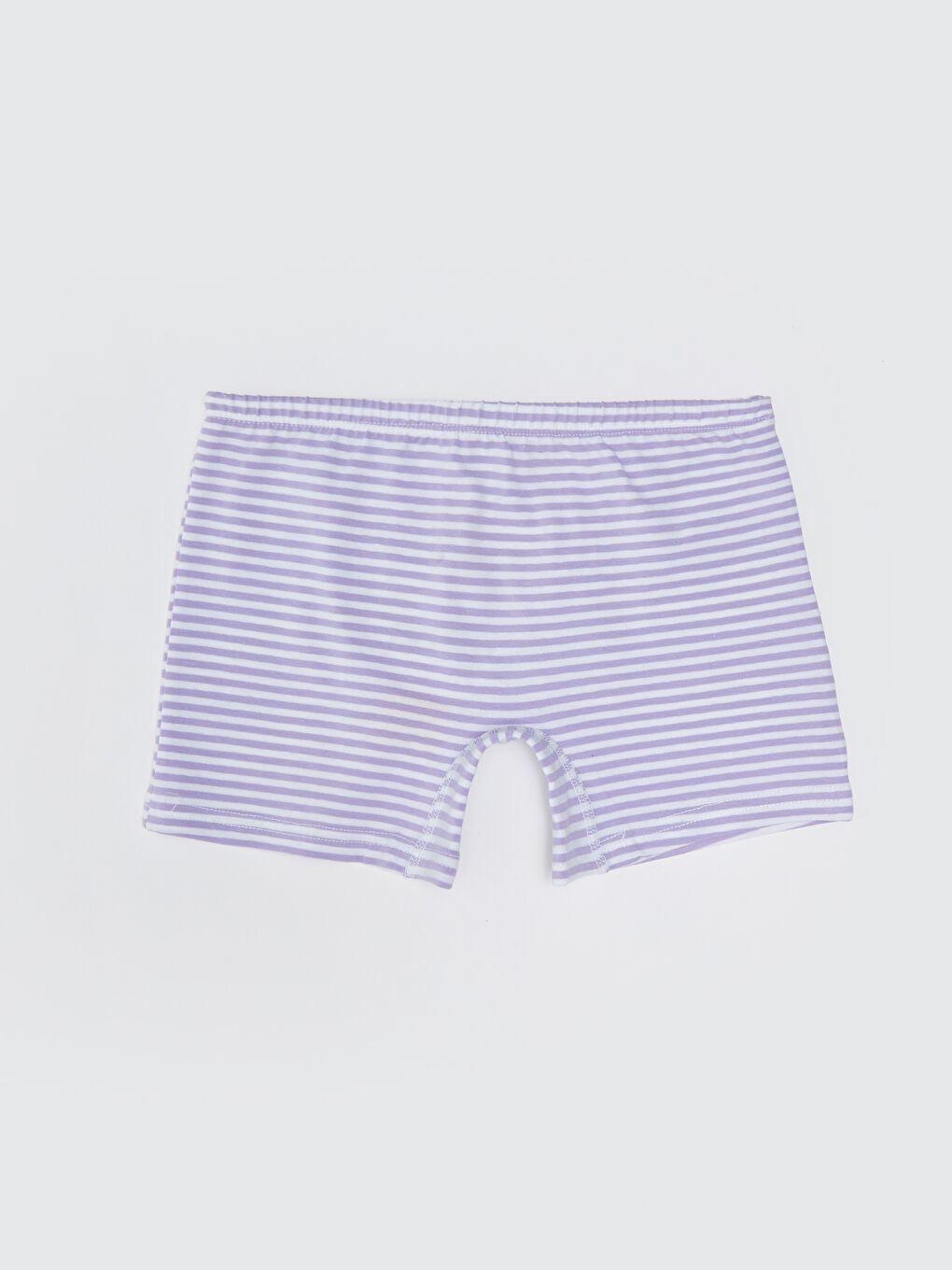 Beyaz Çizgili Kız Çocuk Boxer