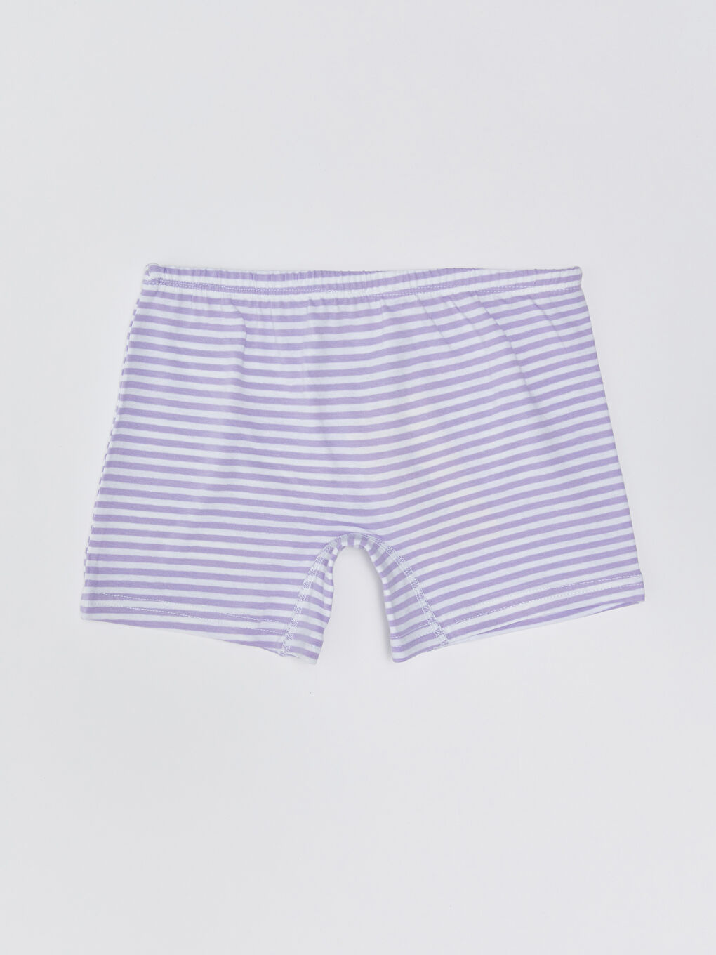 Beyaz Çizgili Kız Çocuk Boxer-1