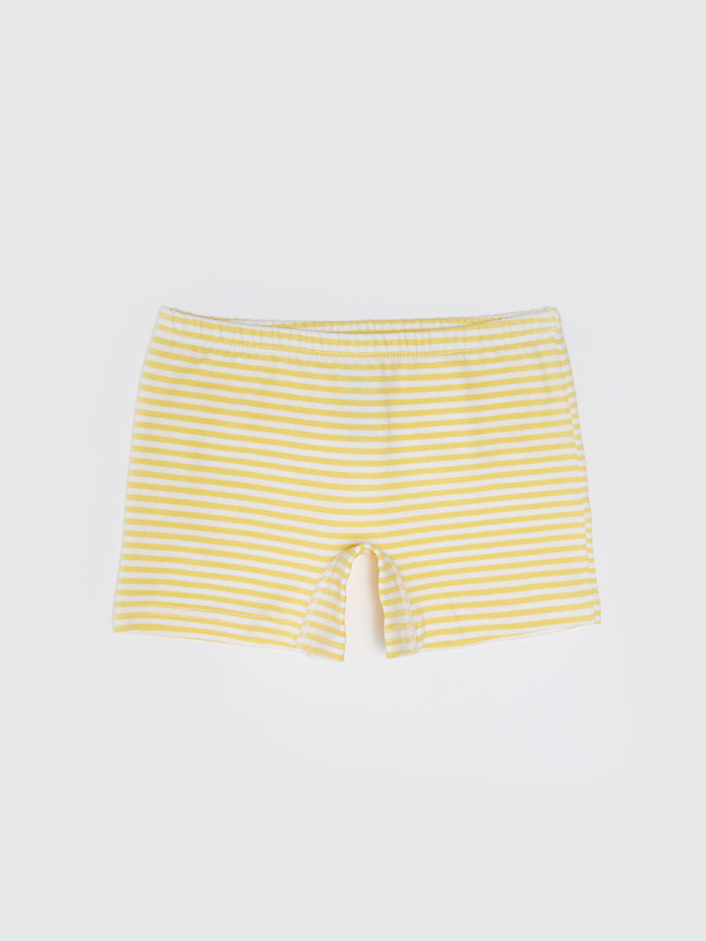 Beyaz Çizgili Kız Çocuk Boxer