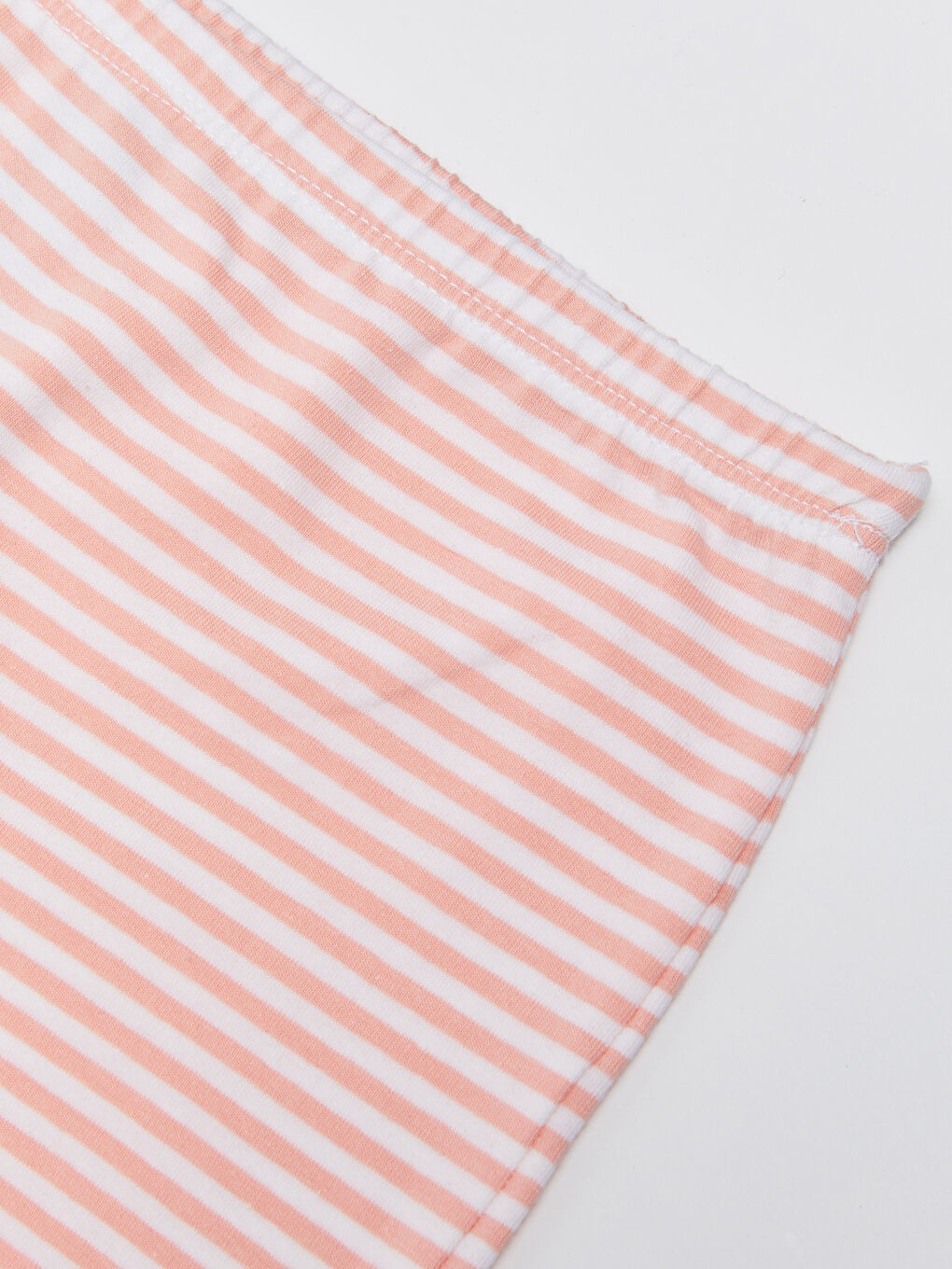 Ekru Çizgili Kız Çocuk Boxer-2