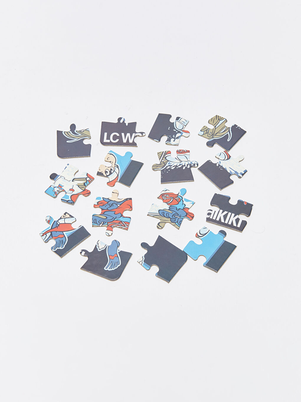 Çocuk Nostaljik Maymun Desenli Puzzle 15 Parça-1