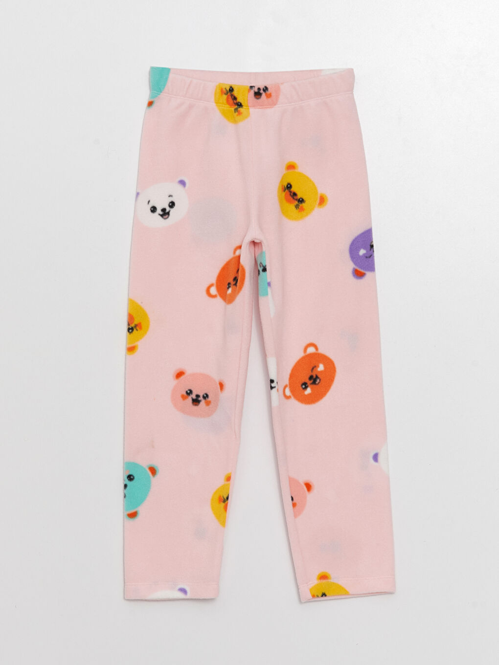 Turuncu Uzun Kollu Kız Çocuk Sweatshirt ve Eşofman Alt 2'li Takım-2