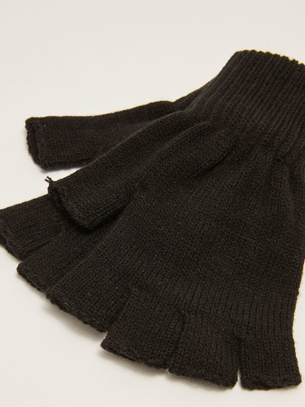 قفازات تريكو بدون أصابع للرجال-2