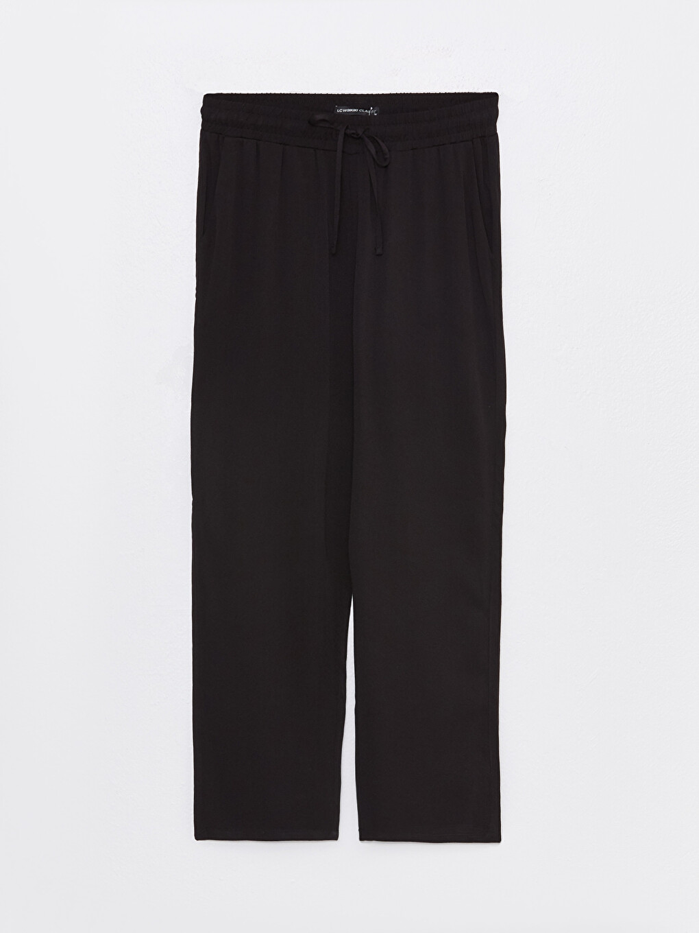 Women's Carrot Fit Plain Trousers-5